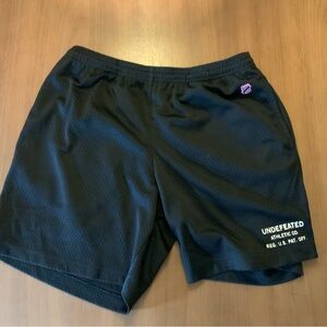 Undefeated Black Athletic Basketball Shorts